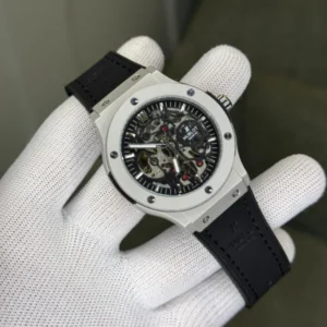 Hublot Automatic Watch Black White For Men