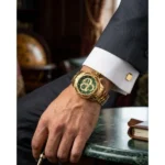 Invicta Watch Golden Green For Men