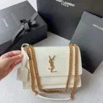 Luxurious YSL Sunset Bag With Dust Cover For Women (SUP8218) - stayhit.in