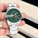 Luxury Armani Exchange Ax2418 Watch Silver Green For Men (WS151) - stayhit.in