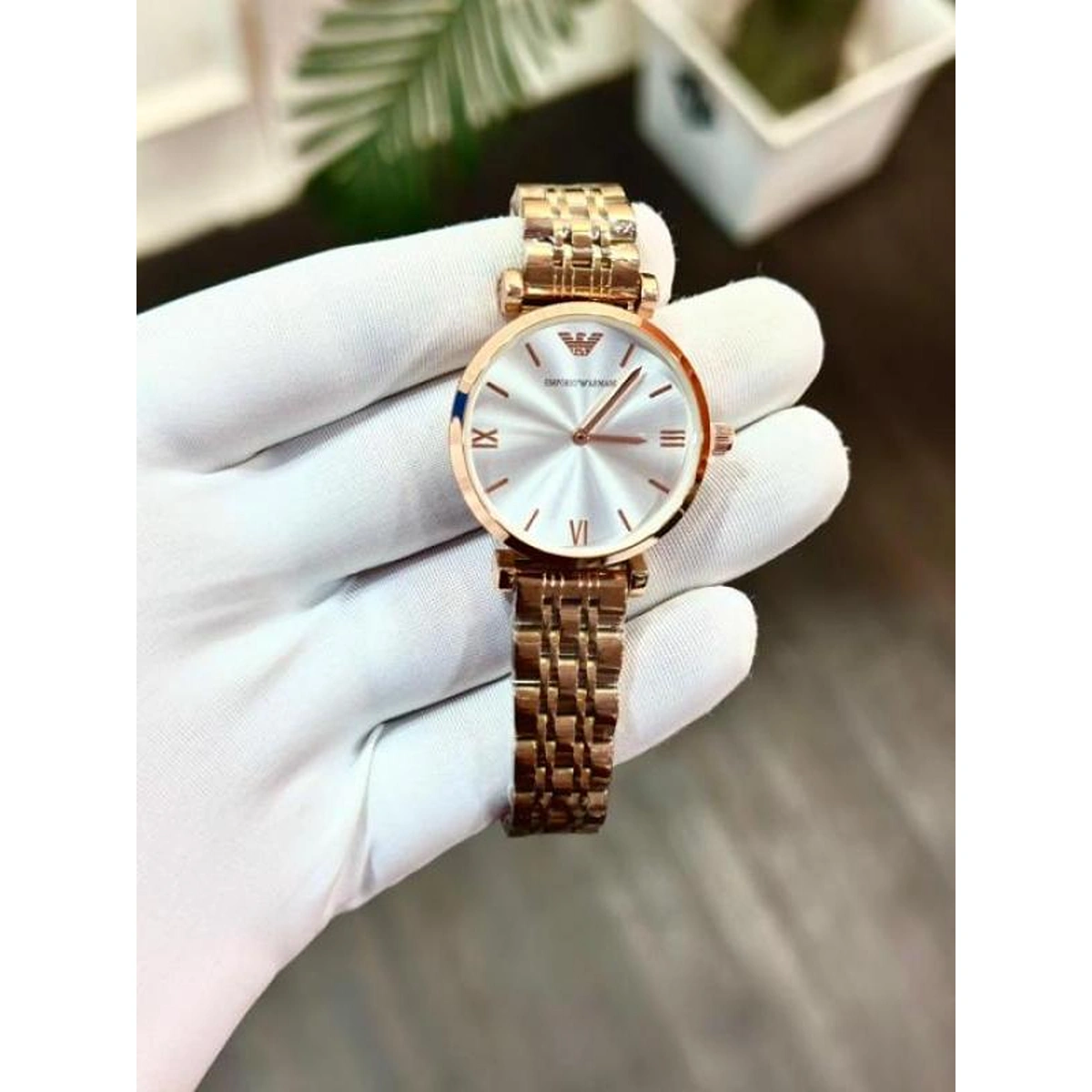 Luxury Armani Watch White Gold For Women (BOT2547) - stayhit.in Luxury Armani Watch White Gold For Women (BOT2547) - stayhit.in