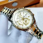 Luxury Casio Edifice Efr539 Watch Two Tone For Men (FGS134) - stayhit.in