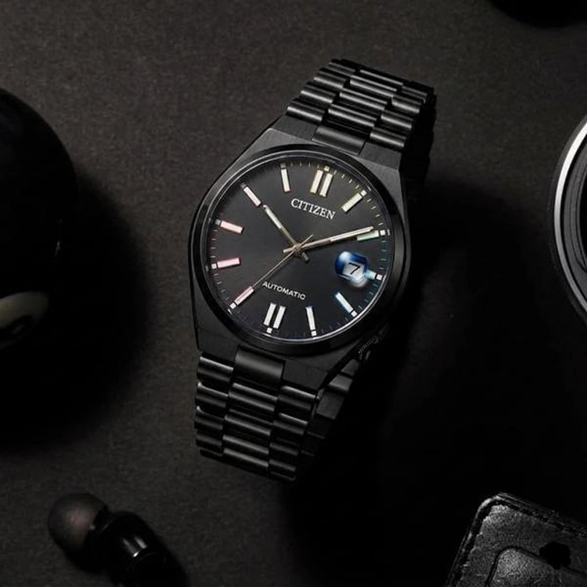 Luxury Citizen Tsuyosa Wanderer Watch Full Black For Men (BOT3756) - stayhit.in Luxury Citizen Tsuyosa Wanderer Watch Full Black For Men (BOT3756) - stayhit.in