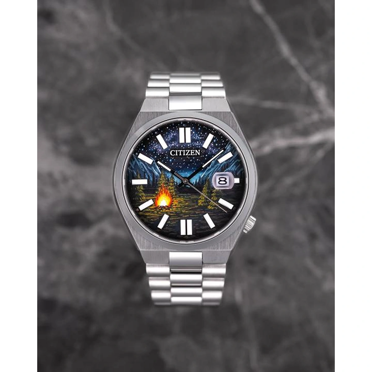 Luxury Citizen Tsuyosa Wanderer Watch Silver For Men (BOT3753) - stayhit.in Luxury Citizen Tsuyosa Wanderer Watch Silver For Men (BOT3753) - stayhit.in