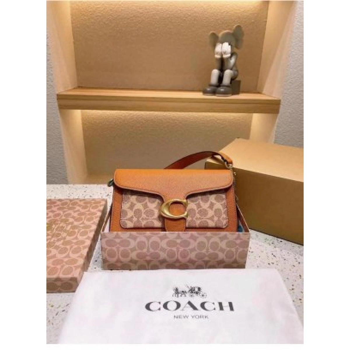 Luxury Coach Tabby Leather Shoulder Bag With Box For Women (BOT4004) - stayhit.in
