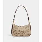 Luxury Coach Teri Shoulder Bag Shell Print Og Box For Women (BOT2629) - stayhit.in