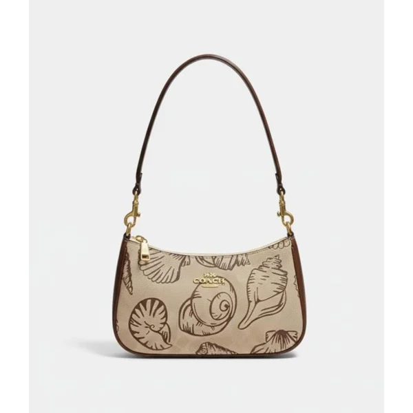 Luxury Coach Teri Shoulder Bag Shell Print Og Box For Women (BOT2629) - stayhit.in Luxury Coach Teri Shoulder Bag Shell Print Og Box For Women (BOT2629) - stayhit.in