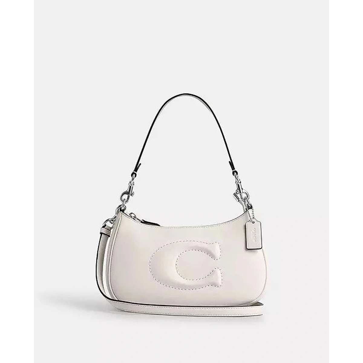 Luxury Coach Teri White Nolita Shoulder Bag With Og Box For Women (LAB219) - stayhit.in