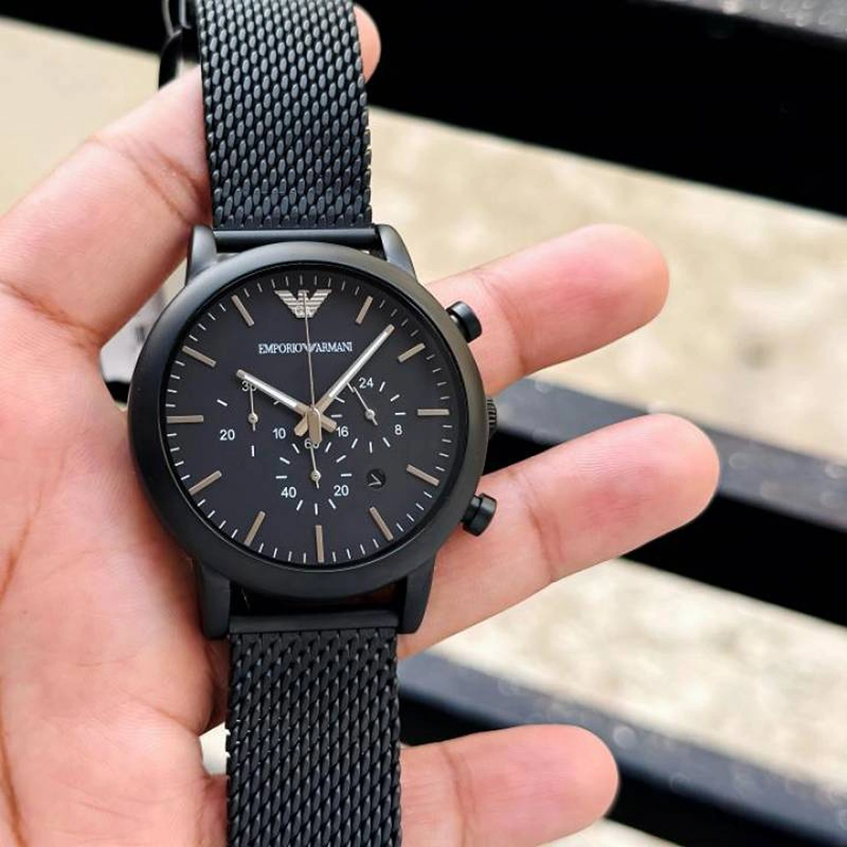Luxury Emporio Armani Ar1968 Watch Black For Men (SOS81) - stayhit.in Luxury Emporio Armani Ar1968 Watch Black For Men (SOS81) - stayhit.in