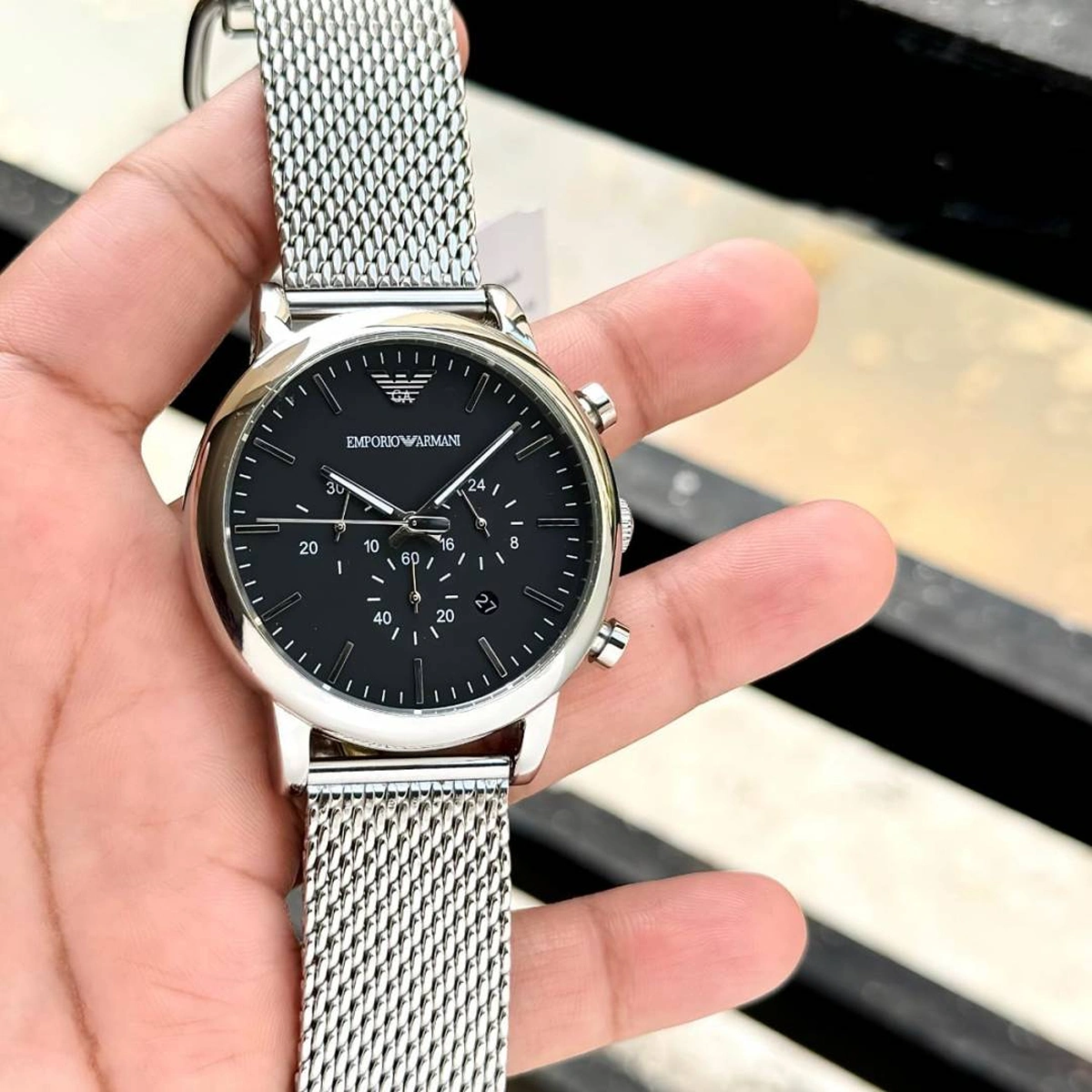 Luxury Emporio Armani Watch All Working For Men (SOS77) - stayhit.in Luxury Emporio Armani Watch All Working For Men (SOS77) - stayhit.in