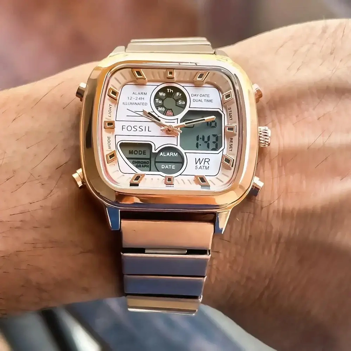 Luxury Fossil Retro Digital Watch For Men (JH604) - stayhit.in Luxury Fossil Retro Digital Watch For Men (JH604) - stayhit.in