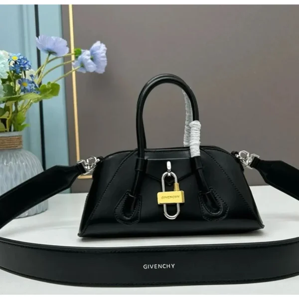 Luxury Givenchy Mini Antigona Handbag Black With Og Box For Women (LAB220) - stayhit.in
