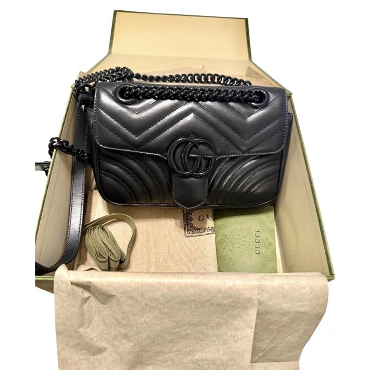 Luxury Gucci Gg Marmont Bag Black With Box For Women (BOT2787) - stayhit.in Luxury Gucci Gg Marmont Bag Black With Box For Women (BOT2787) - stayhit.in