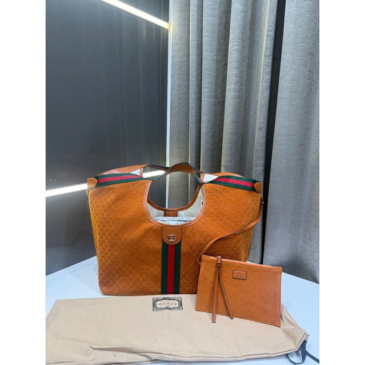 Luxury Gucci Giglio Tote Bag With Extra Pouch & Dust Bag For Women (LAB964) - stayhit.in Luxury Gucci Giglio Tote Bag With Extra Pouch & Dust Bag For Women (LAB964) - stayhit.in