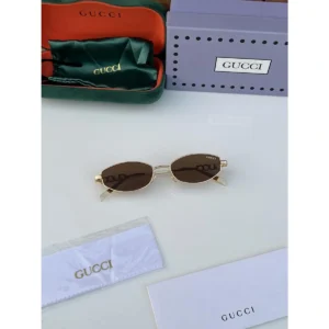 Luxury Gucci Sunglasses Gold Brown For Men (BOT3238) - stayhit.in