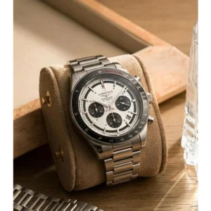 Luxury Longines Conquest Chronograph Watch Black For Men (WS162) - stayhit.in