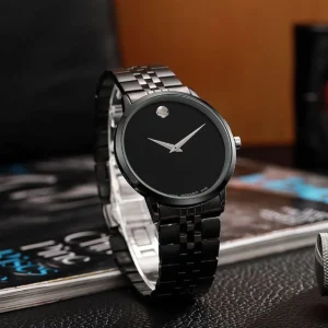 Luxury Movado Museum Watch Black Dial For Men (SOS613) - stayhit.in