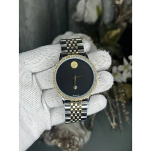 Luxury Movado Museum Watch Dual Black For Men (JH621) - stayhit.in