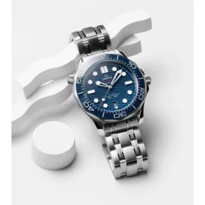 Luxury Omega Seamaster Diver 300m Watch Automatic Silver Blue For Men (SOS623) - stayhit.in