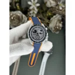 Luxury Omega X Swatch Watch Blue Orange For Men (JH618) - stayhit.in