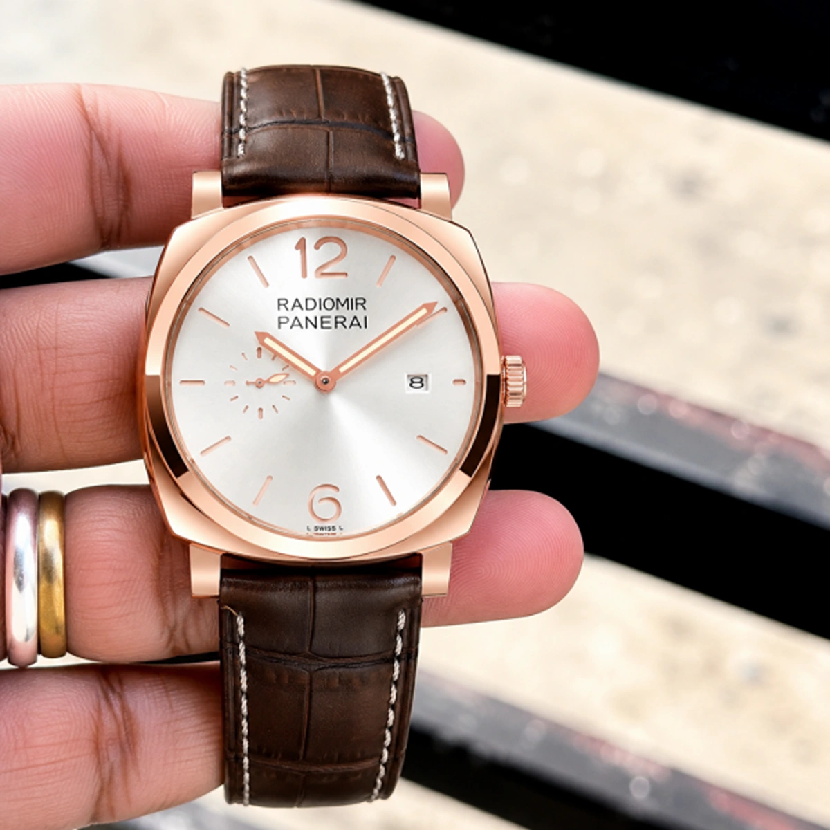 Luxury Panerai Radiomir Watch Brown For Men (FGS139) - stayhit.in
