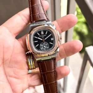 Luxury Patek Chrono Watch Rose TT Black For Men (JH507) - stayhit.in