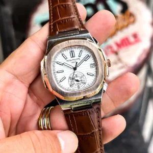 Luxury Patek Chrono Watch Rose TT White For Men (JH508) - stayhit.in