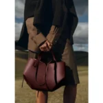 Luxury Polene Cyme Mini Bag Edition Textured Mist With Box For Women (BOT2627) - stayhit.in