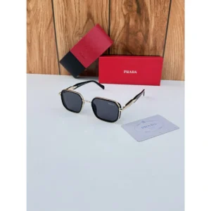 Luxury Prada Sunglasses Gold Black For Men (SOS385) - stayhit.in