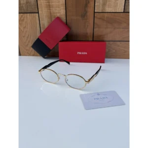 Luxury Prada Sunglasses Gold Plano For Men (BOT3497) - stayhit.in