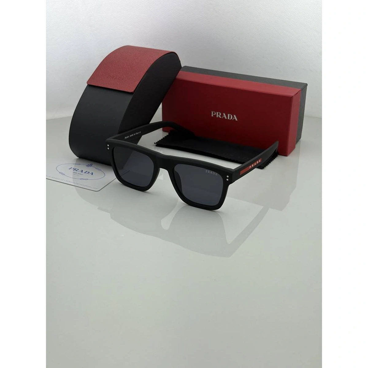 Luxury Prada Sunglasses Mate Black For Men (SOS378) - stayhit.in Luxury Prada Sunglasses Mate Black For Men (SOS378) - stayhit.in