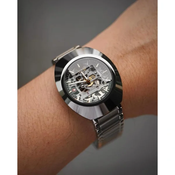 Luxury Rado Silver Diastar Skeleton Watch Automatic For Men (FGS145) - stayhit.in Luxury Rado Silver Diastar Skeleton Watch Automatic For Men (FGS145) - stayhit.in