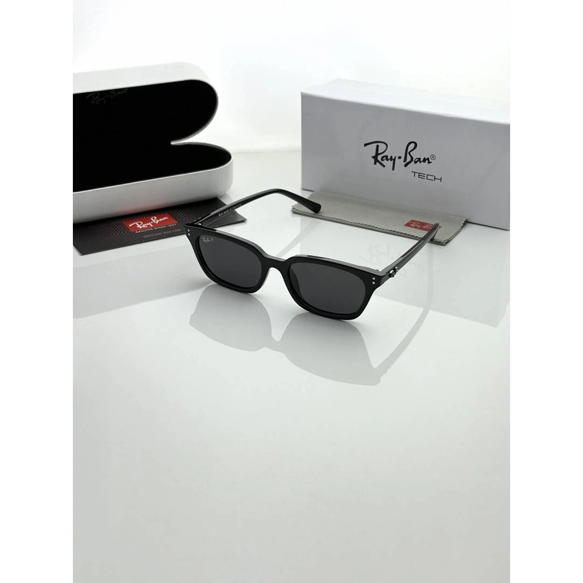 Luxury Rayban Sunglasses Black Black For Men (SOS387) - stayhit.in Luxury Rayban Sunglasses Black Black For Men (SOS387) - stayhit.in