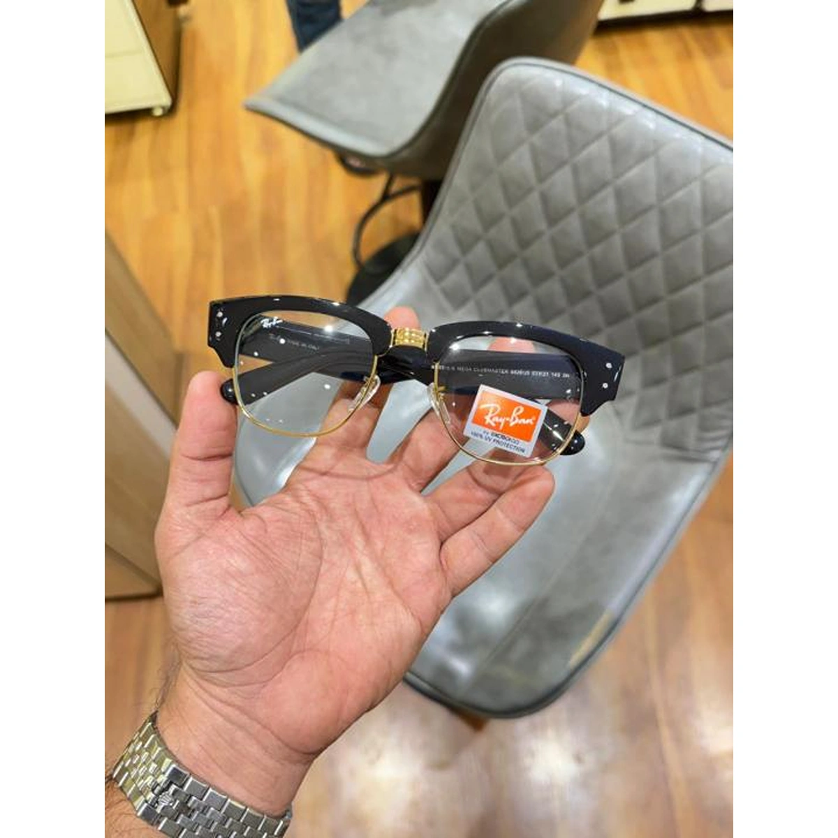 Luxury Rayban Sunglasses Gold Plano For Men (BOT3512) - stayhit.in Luxury Rayban Sunglasses Gold Plano For Men (BOT3512) - stayhit.in