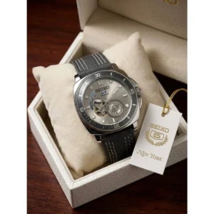 Luxury Seiko 5 Sports Automatic Watch Grey For Men (SOS46) - stayhit.in