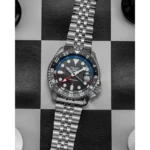 Luxury Seiko 5 Sports GMT Automatic Watch For Men (SOS615) - stayhit.in
