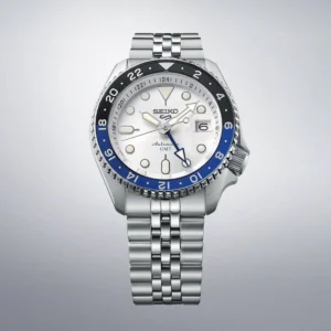 Luxury Seiko 5 Sports GMT Automatic Watch For Men (SOS616) - stayhit.in