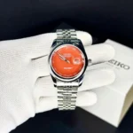 Luxury Seiko Galaxy Dust Watch Orange Dial For Men (BOT3748) - stayhit.in