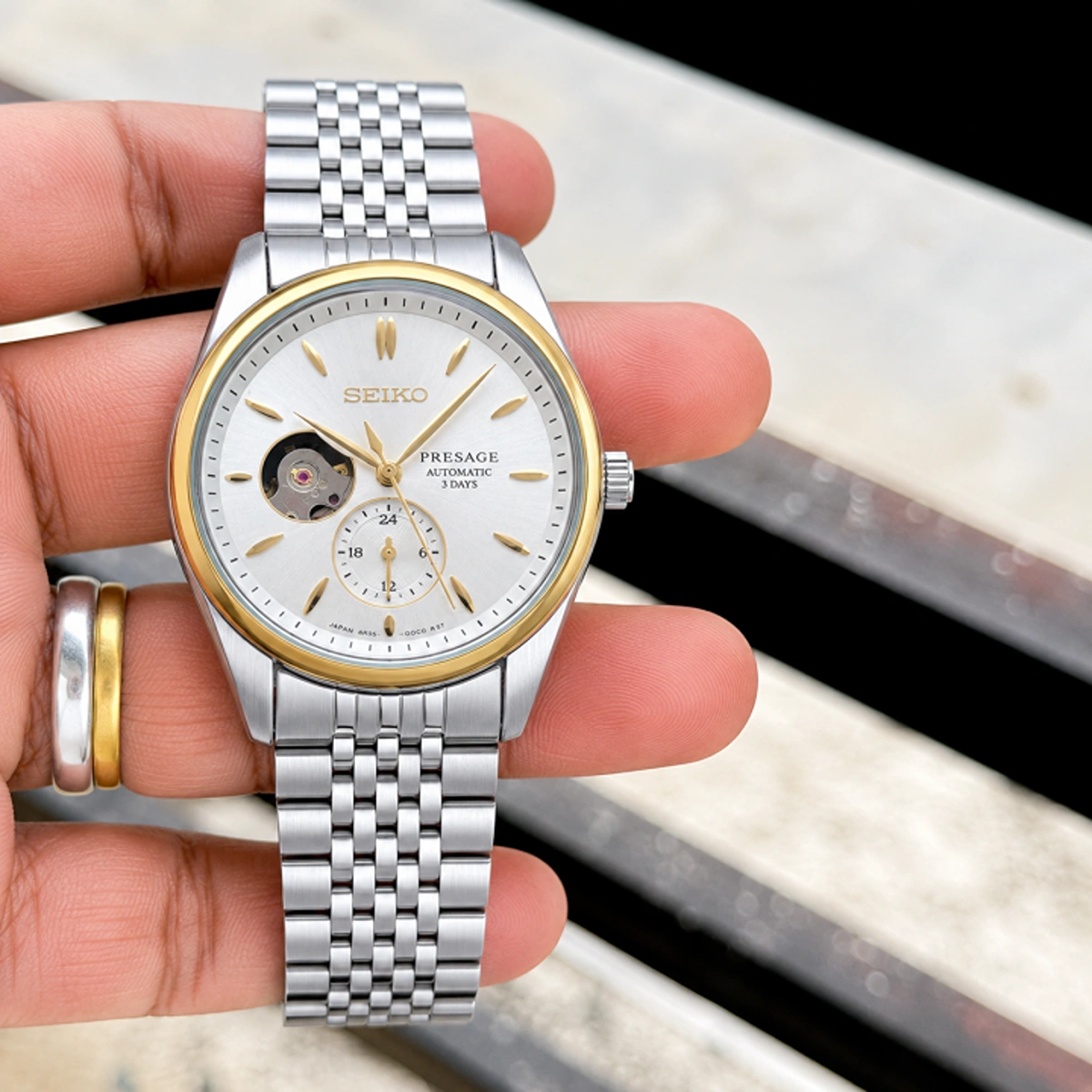Luxury Seiko Presage Automatic Watch Open Back For Men (BOT3741) - stayhit.in Luxury Seiko Presage Automatic Watch Open Back For Men (BOT3741) - stayhit.in