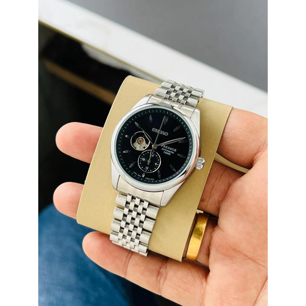 Luxury Seiko Presage Automatic Watch Open Back For Men (BOT3744) - stayhit.in Luxury Seiko Presage Automatic Watch Open Back For Men (BOT3744) - stayhit.in