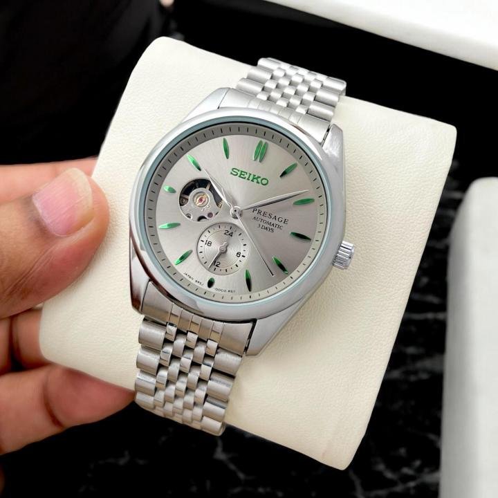 Luxury Seiko Presage Automatic Watch Silver For Men (BOT3746) - stayhit.in Luxury Seiko Presage Automatic Watch Silver For Men (BOT3746) - stayhit.in