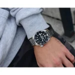 Luxury Seiko Sports Watch Silver Black For Men (BOT3961) - stayhit.in