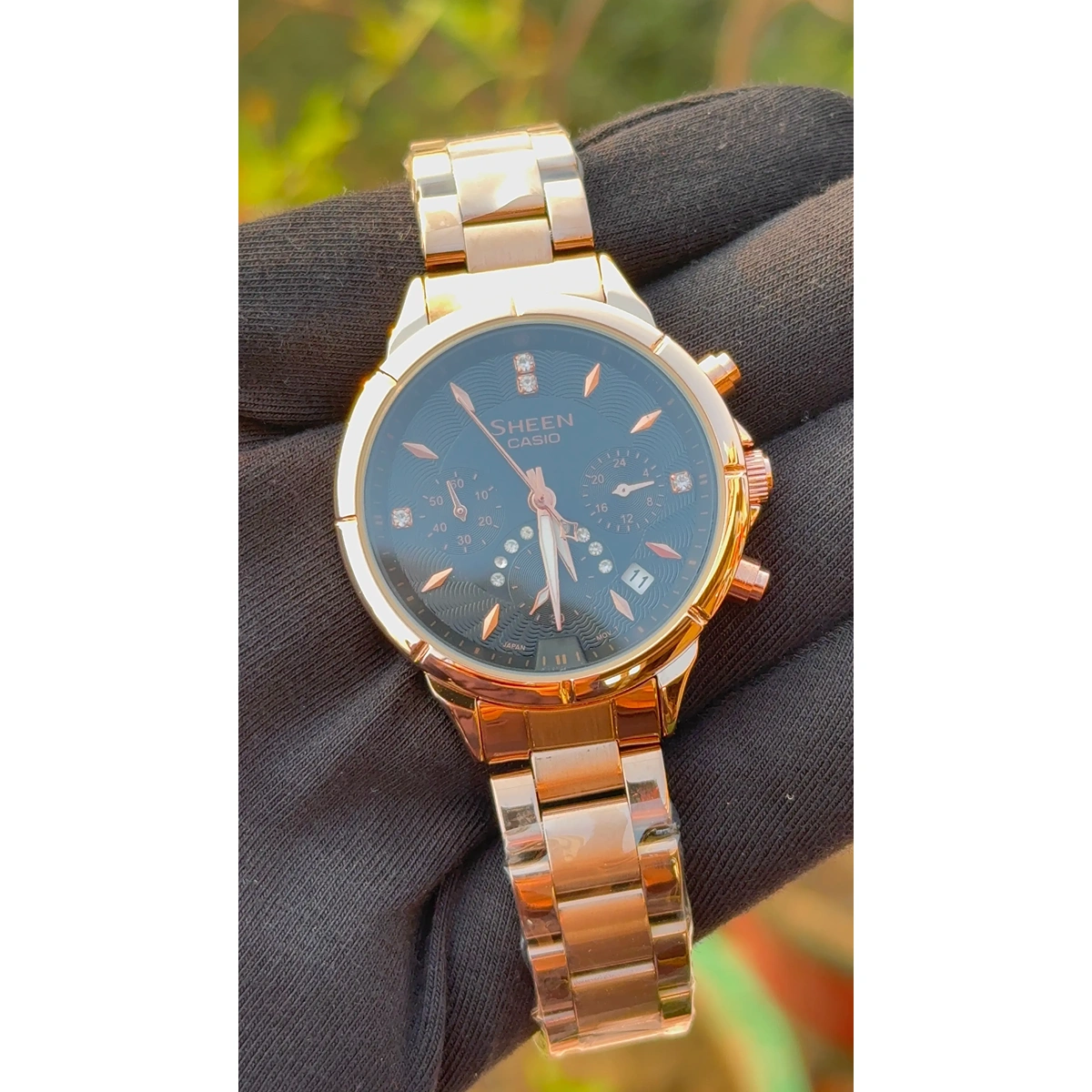 Luxury Sheen Casio Watch For Women (JH750) - stayhit.in Luxury Sheen Casio Watch For Women (JH750) - stayhit.in