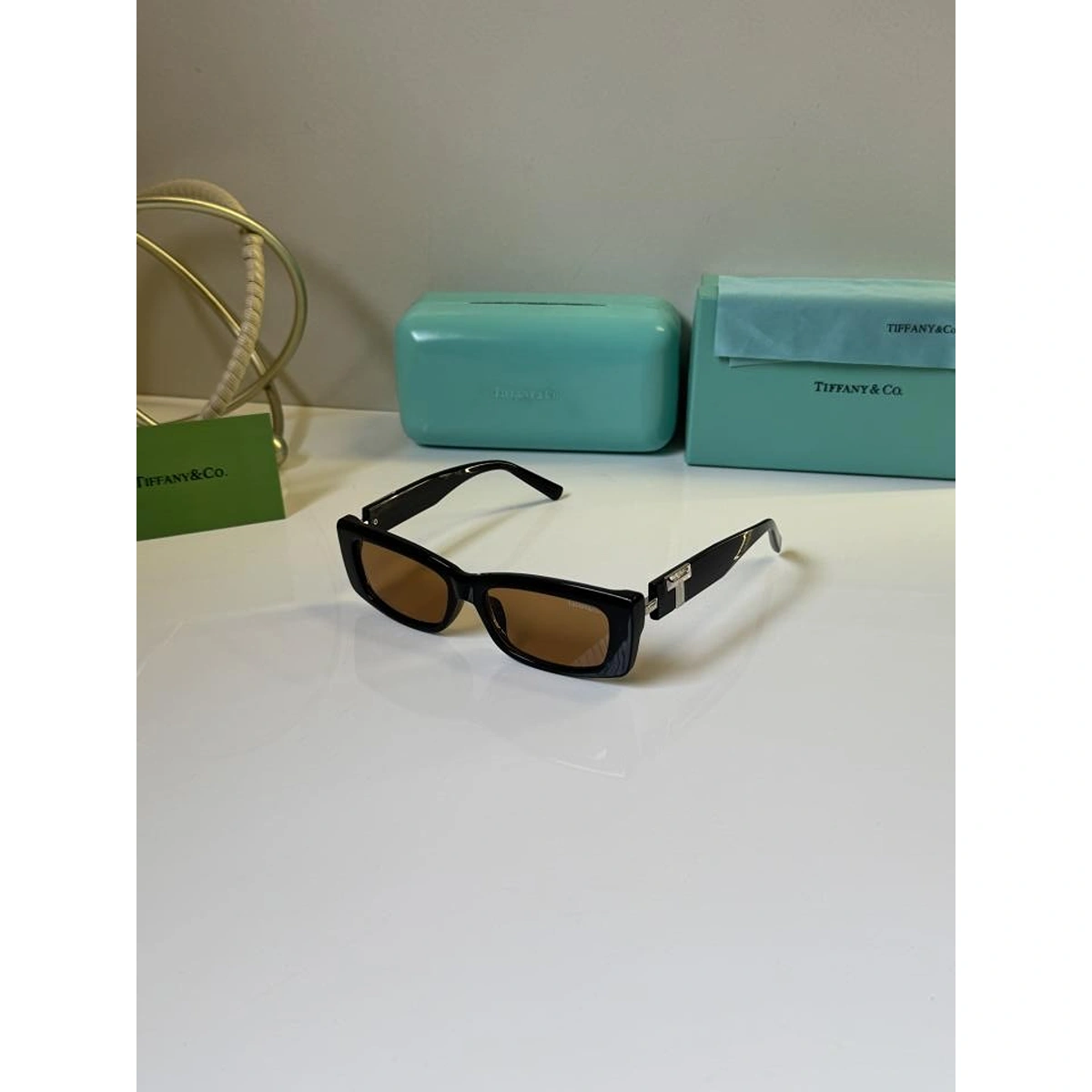 Luxury Tiffany & Co Sunglasses Black Brown For Men (BOT3510) - stayhit.in