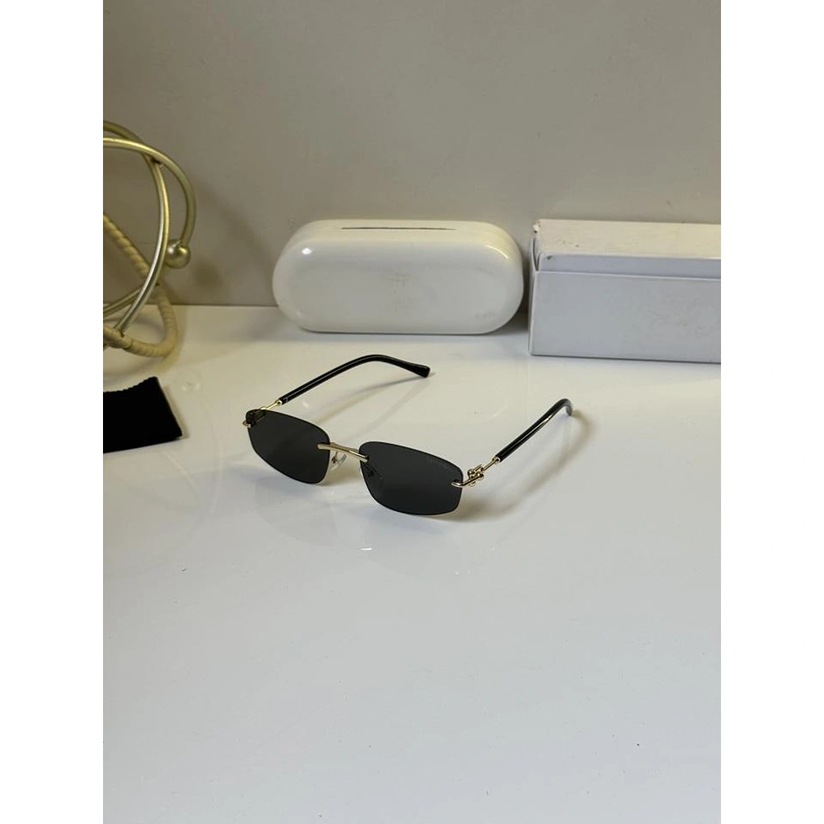 Luxury Tiffany & Co Sunglasses Gold Black For Men (BOT3534) - stayhit.in