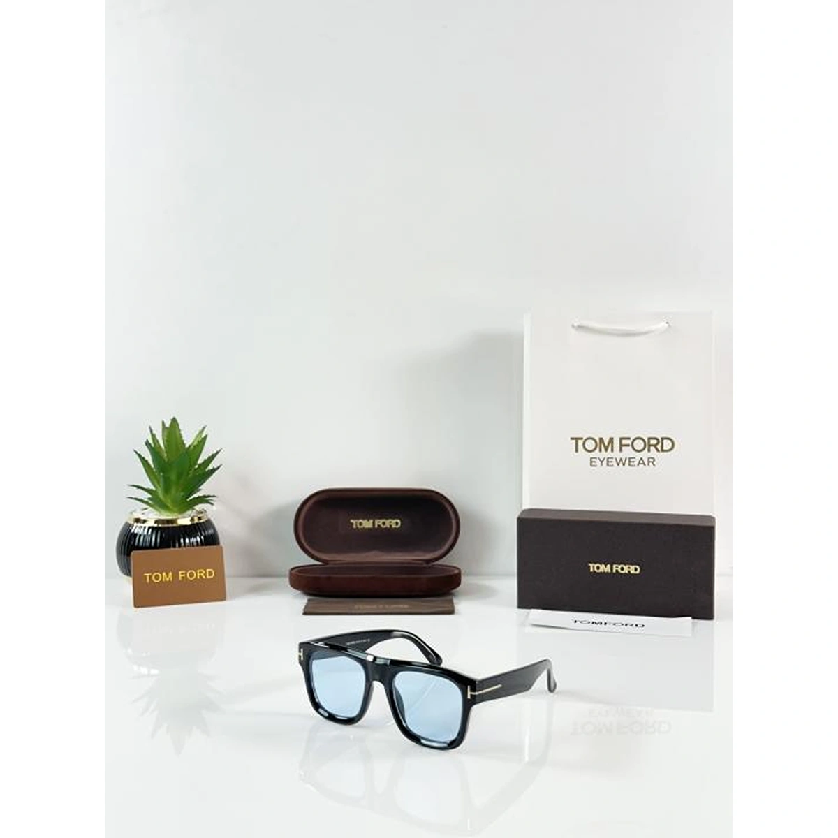 Luxury Tom Ford Sunglasses Black Blue For Men (BOT3515) - stayhit.in