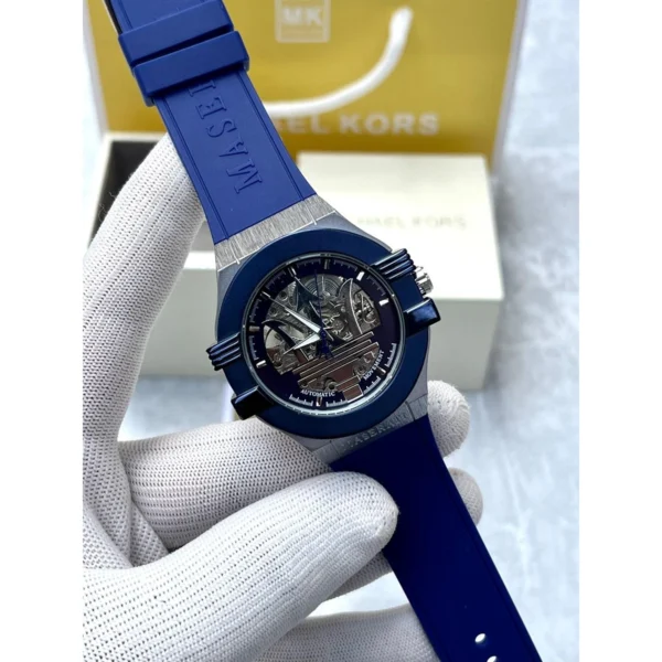 Maserati Watch With Blue Strap For Men Maserati Watch With Blue Strap For Men