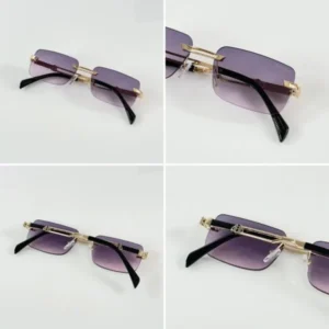 Maybach Sunglasses Gold Pink For Men