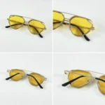 Maybach Sunglasses Gold Yellow For Men