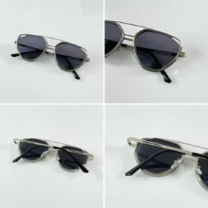 Maybach Sunglasses Silver Black For Men